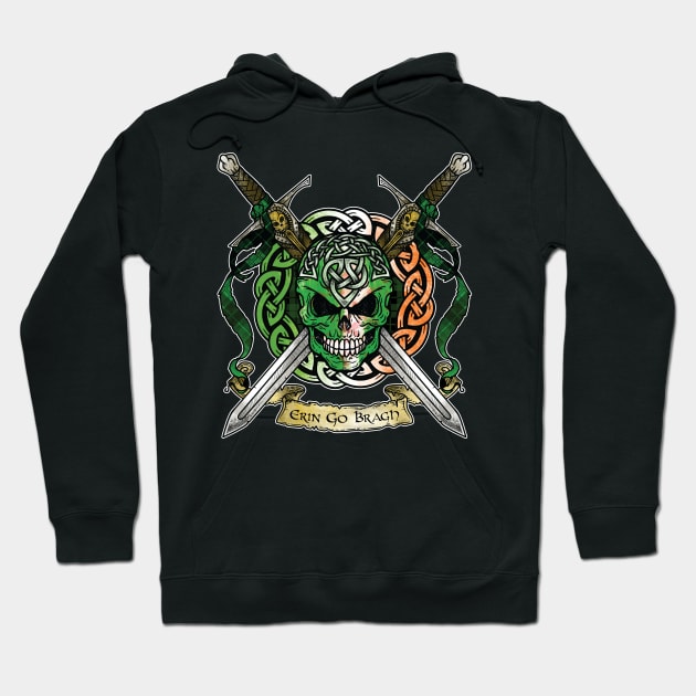 Celtic Warrior: Ireland Hoodie by celtichammerclub